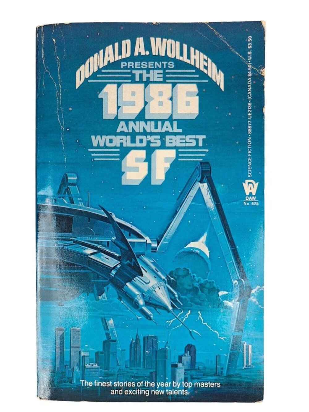 The 1986 Annual Worlds Best SF Donald A. Wollheim DAW Books Paperback Vintage SF